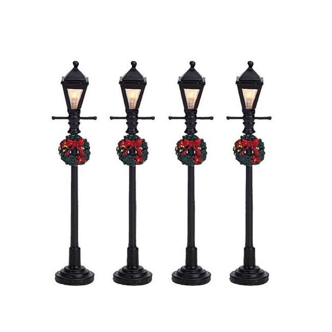 Immagine di Gas Lantern Street Lamp 4pz - 64498