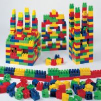Grandi Mattoncini Colorati 70 Pezzi Per Bambini 3+ - Giocattoli Educativi Compatibili Con Principali Marche