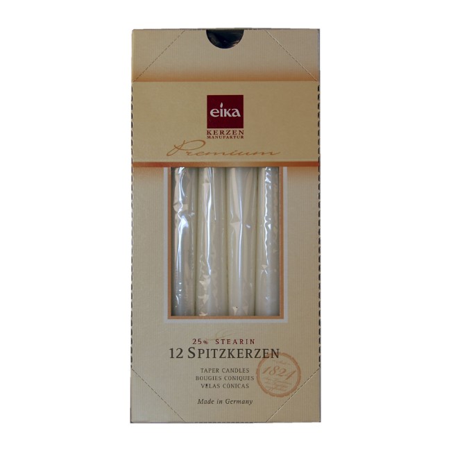 Immagine di Candela Conica Ø2,5x(h)25cm White 