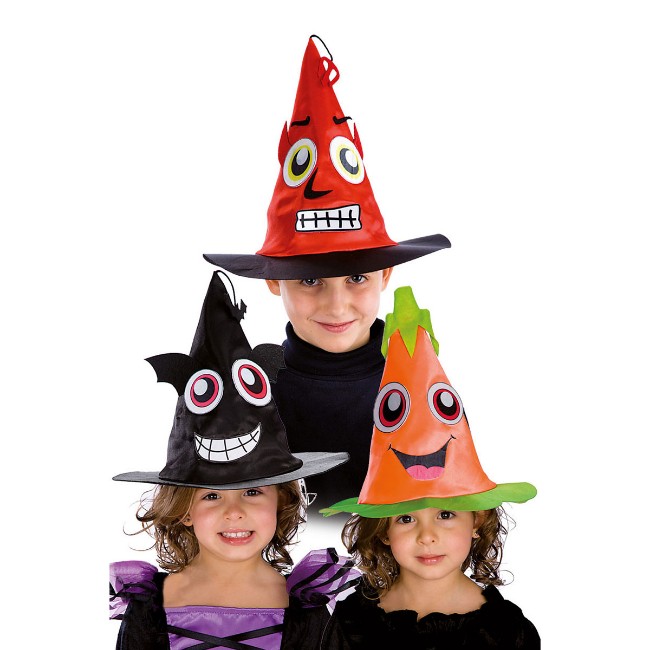Immagine di Cappello Strega bambini Colorato 