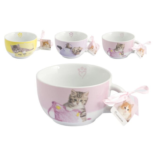 Dem Crystalway Tazzone Jumbo - Tazza Grande Per Colazione E Tè - Lavastoviglie - Capiente E Robusta