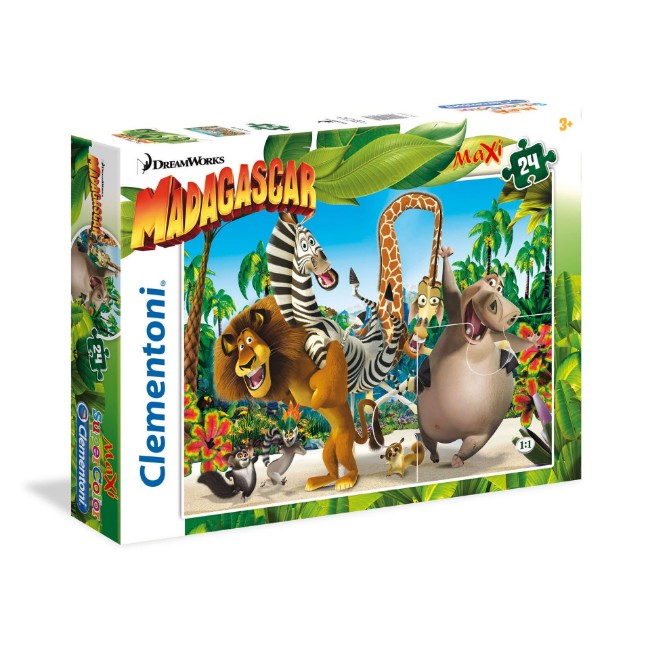 Paniate - Clementoni Puzzle 24 Maxi Madagascar Clementoni in offerta da ...