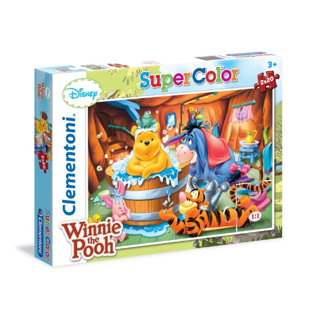 Clementoni Puzzle 2x20 Pezzi - Winnie The Pooh Per Bambini - 2