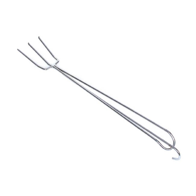 Immagine di Forchettone in Filo Ferro Cromato da 60cm 