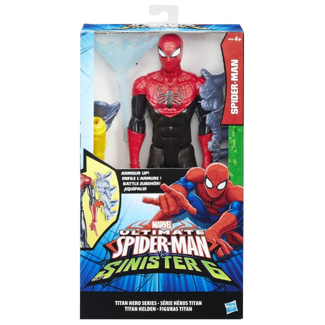 Marvel Titan Hero – Figurina Uomo Ragno Da 30,5 Cm, Serie Deluxe, Giocattolo Per Bambini E Collezionisti