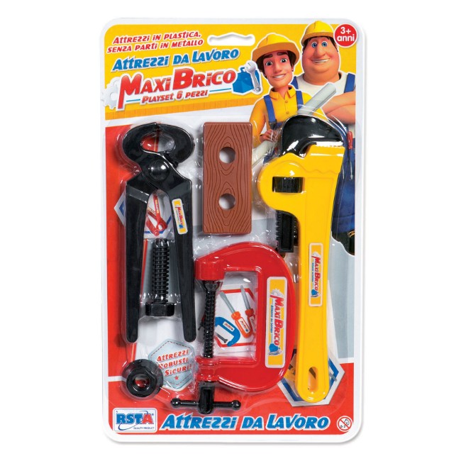 Immagine di Attrezzi Lavoro Maxi Brico Gioco 