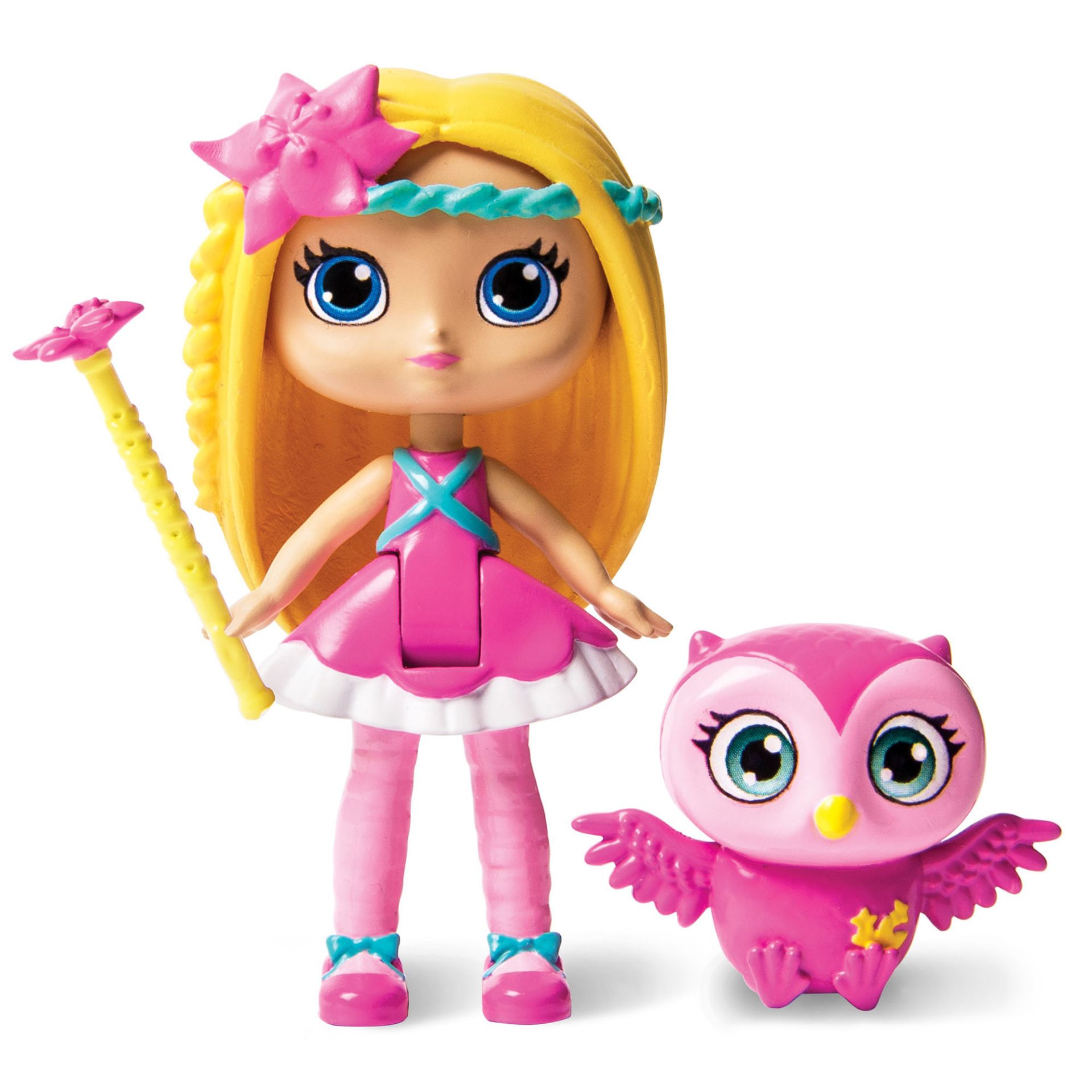 Little Charmers Confezione Regalo 3 Bambole Magiche - Hazel, Posie E Lavender Con Cuccioli - 8 Cm - 5
