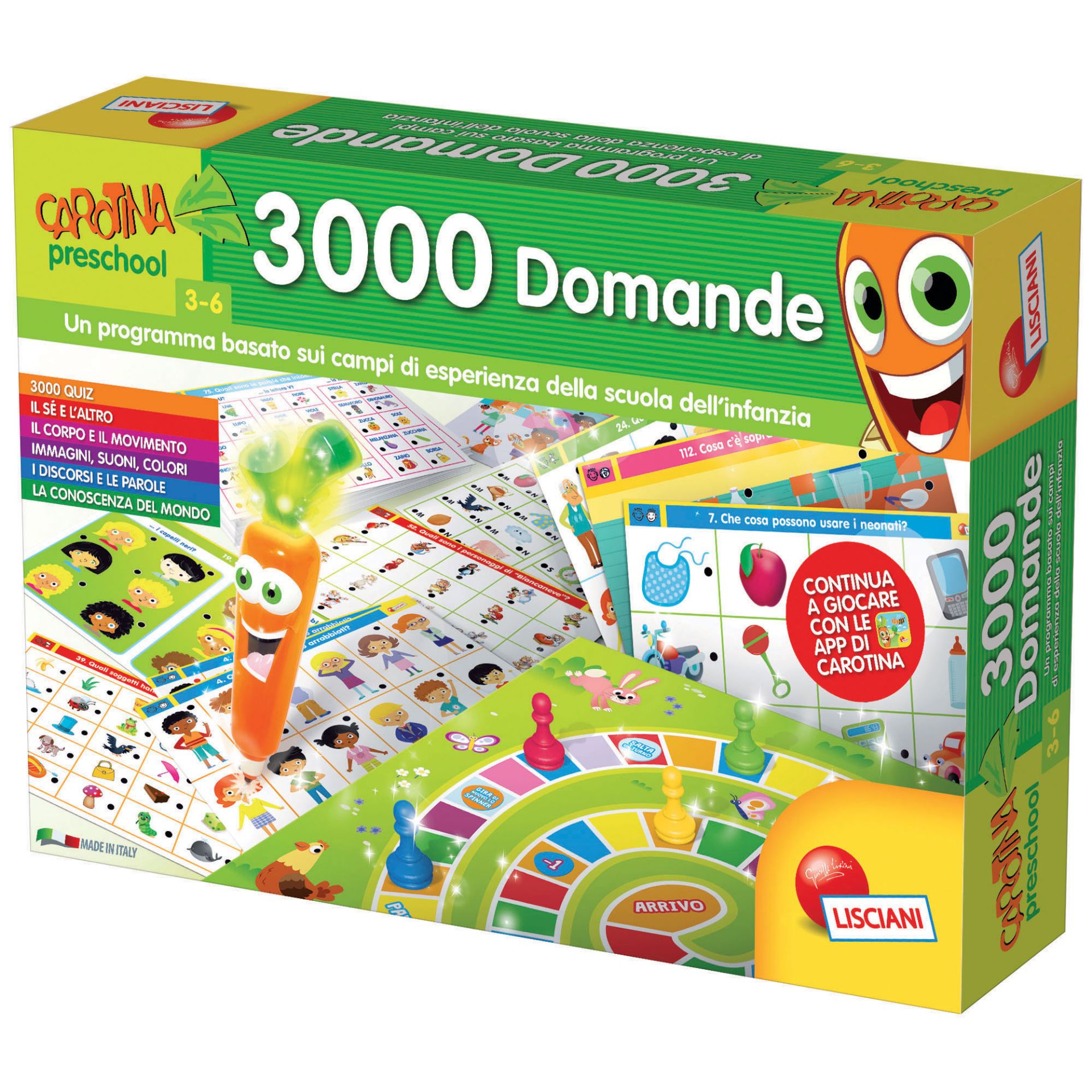 Paniate - Carotina Penna 3000 Domande Lisciani Giochi in offerta da Paniate