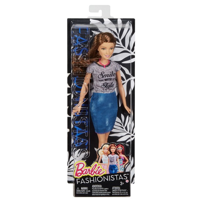Barbie Fashionista Surpresa com Diferentes Tipos de Corpos e Tons de