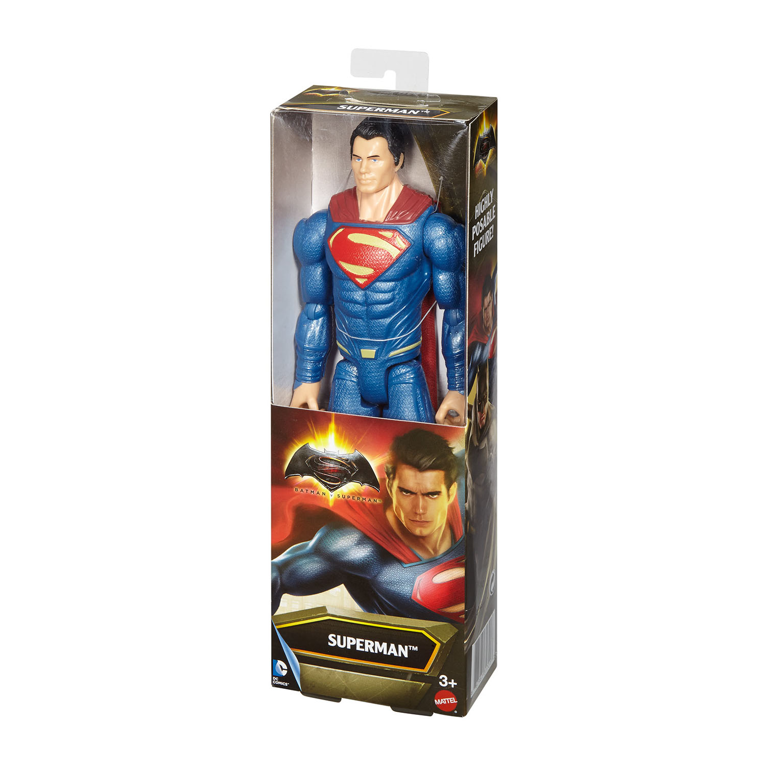 Paniate Batman vs Superman Action Figure Superman 30cm Mattel in