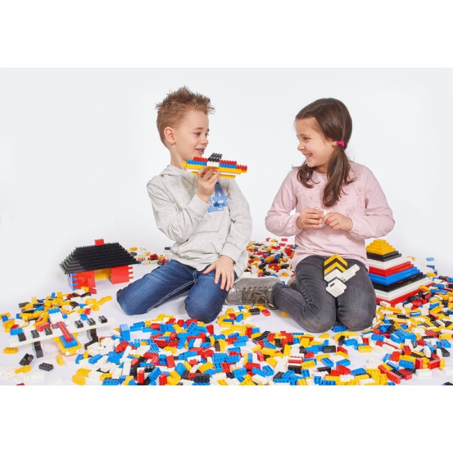 Simba Mattoncini Colorati 150 Pezzi In Carrello, Compatibili Duplo, Made In Italy, Dai 18 Mesi, Gioco Educativo - 3