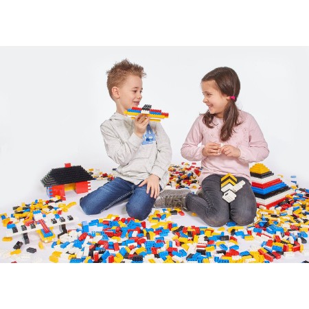 Immagine di SIMBA Blox barattolo 100 mattoncini Neri (compatibile LEGO) 