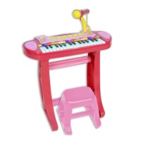 Immagine di Bontempi Tastiera 31 Tasti Digitale iGirl con Microfono e Sgabello - 133671