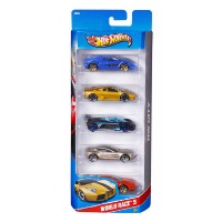 Hot Wheels Confezione con 5 Veicoli