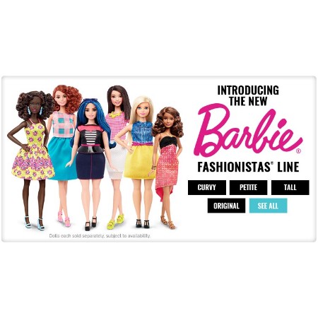 Immagine di Barbie Fashionistas + 2 outfit Barbie 
