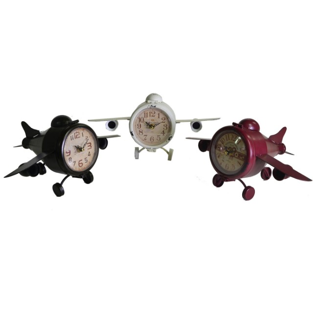 Immagine di Orologio Tavolo Aereoplano 37x22cm 