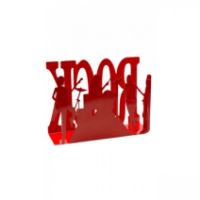 Immagine di Portariviste Metallo Rock Rosso Large 