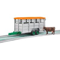 Immagine di Rimorchio Trasporto Bestiame con 1 Mucca 02227 