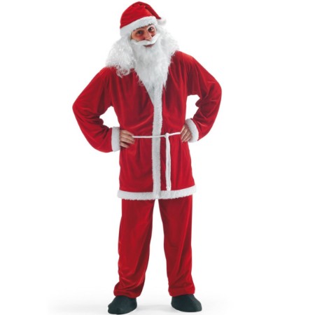 Immagine di Costume Babbo Natale in ciniglia XL 