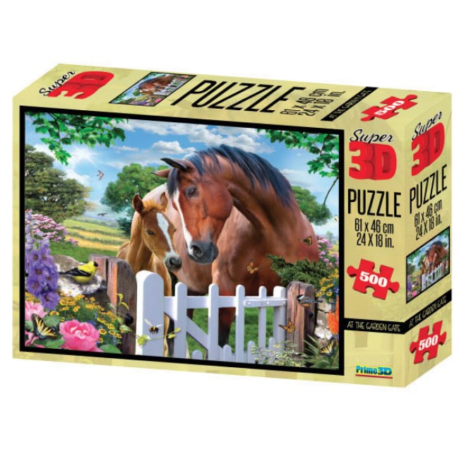 Immagine di Puzzle 3D 500 Pezzi At the Garden gate 