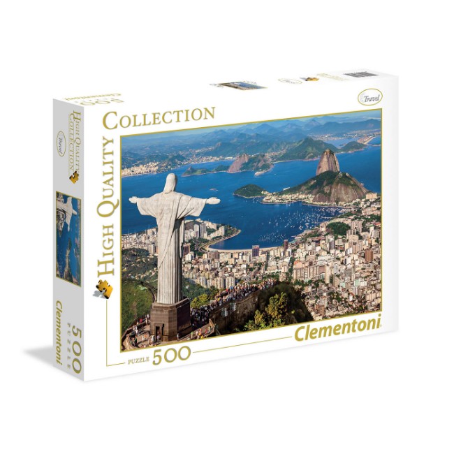 Clementoni Puzzle 500 Pezzi - Lago Di Como - Panorama Italiano Per Adulti E Ragazzi - Poster Incluso - Made In Italy (35582) - 2