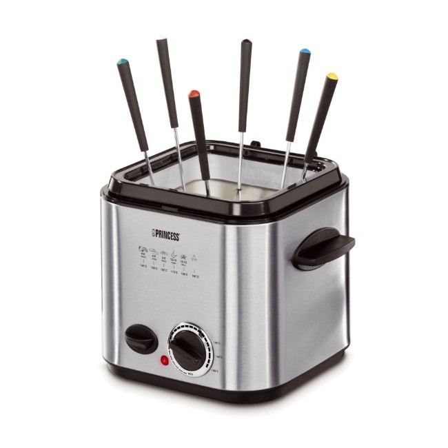 Immagine di Mini Friggitrice & Fonduta 1,2Lt. con 6 forchette da fonduta 