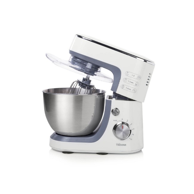 Impastatrice orbitale 1800W. Robot da cucina professionale 8L. 6 velocità. Design retrò e
