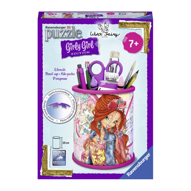 Paniate - Puzzle 3D Girly Girl- Portapenne Winx 54 Pezzi Ravensburger in  offerta da Paniate