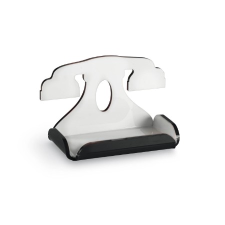 Immagine di Porta Cellulare Phone Nero-Bianco 