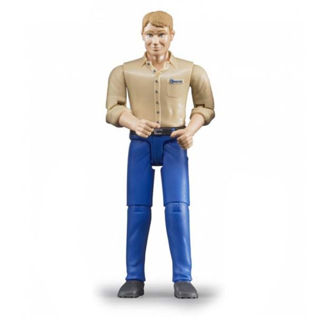 Immagine di Bruder 60006 Uomo Pelle Chiara con Jeans 