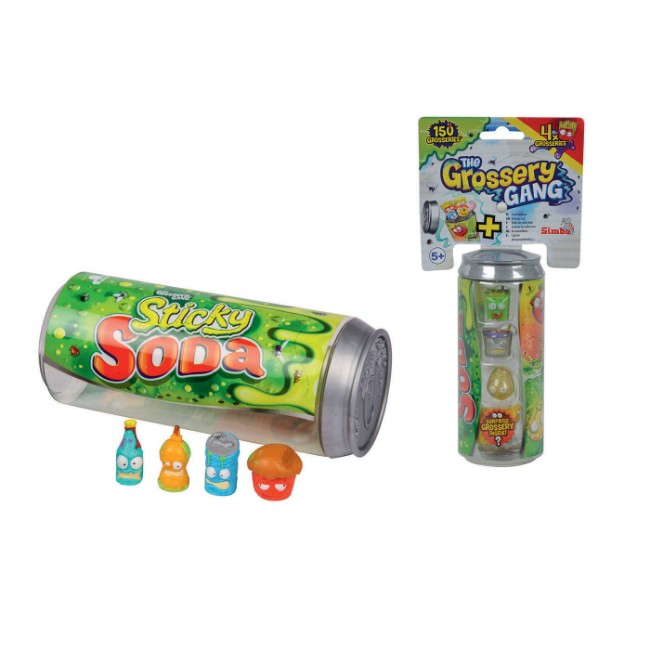 THE GROSSERY GANG STICKY SODA 4 SURPRISE NEW SALED TIPO H