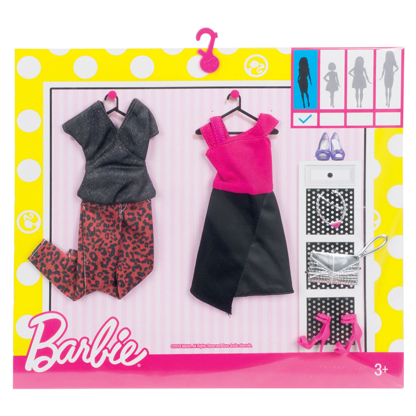Paniate - Barbie Outfit Fashion 2 Look Mattel in offerta da Paniate
