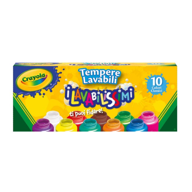 Immagine di Lavabilissimi 10 Tempere Lavabili 