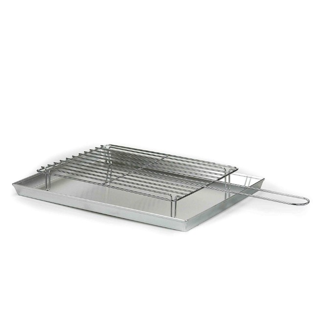 Immagine di Set Griglia Bbq e Leccarda per Forno a Legna 