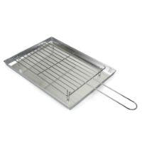 Immagine di Set Griglia Bbq e Leccarda per Forno a Legna 