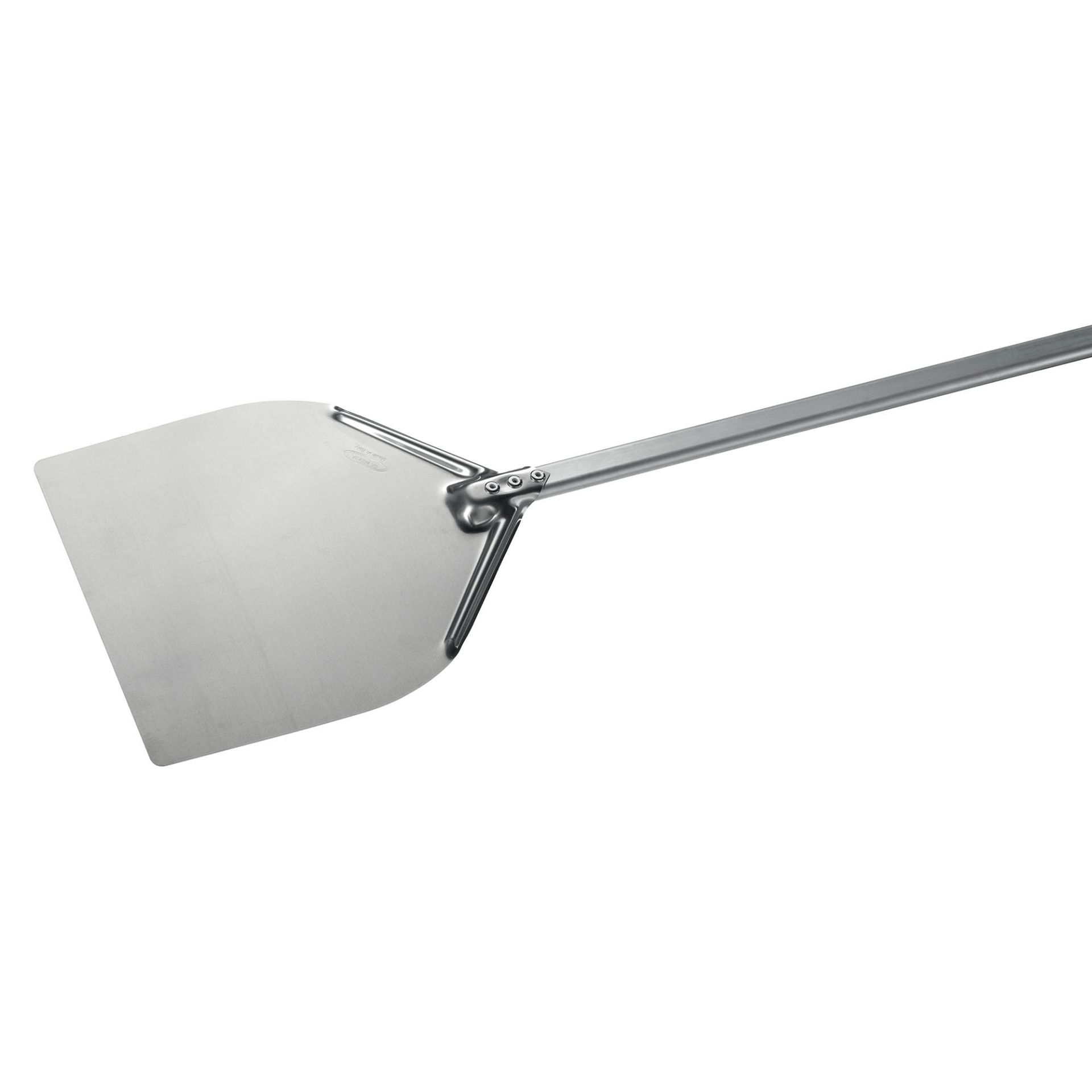 Pala Per Pizza In Alluminio Rettangolare 29x27cm Con Manico 60 Cm 650