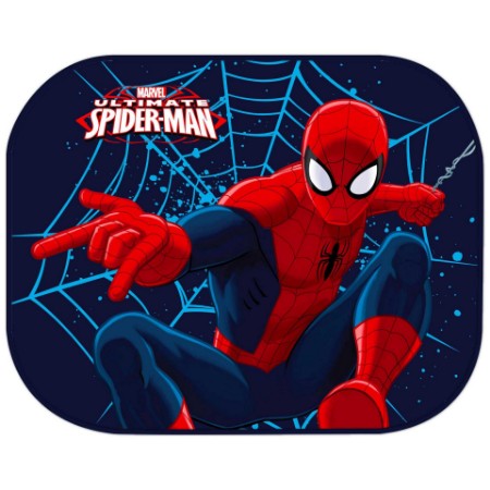 Immagine di Parasole Coppia di Tendine Laterali Auto Spider-Man 