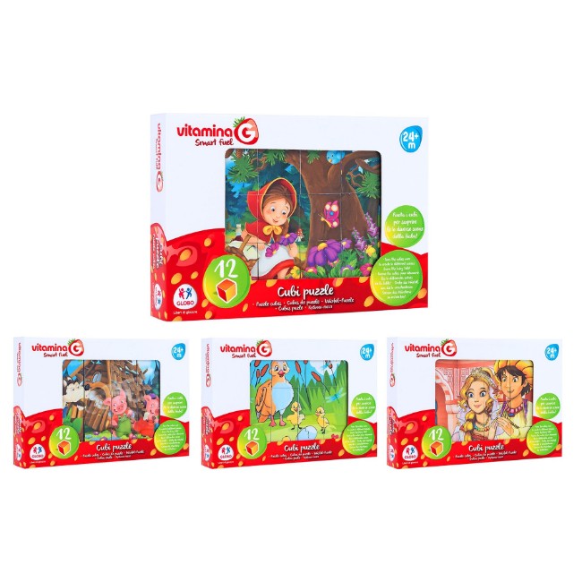 Immagine di Cubi Puzzle Fiabe 12 pezzi