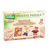Immagine di Puzzle Legno Coppia Orsetti 