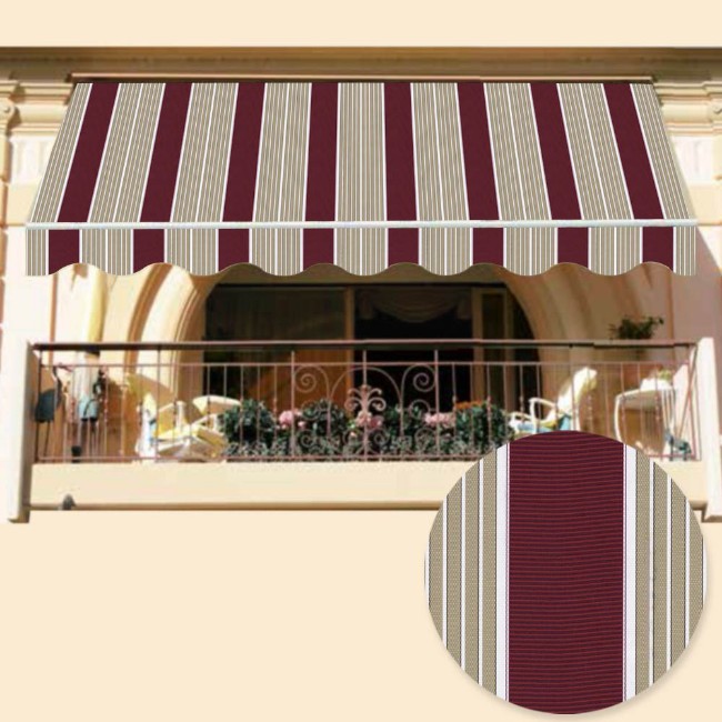 Immagine di Tenda da Sole Fissa Itaca 3x2 m Beige/Bordeaux 