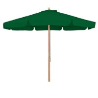 Immagine di Ombrellone 300cm con Palo inTeak 48mm - Verde