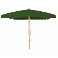 Immagine di Ombrellone 3x4m con Palo in Teak da 48mm - Verde