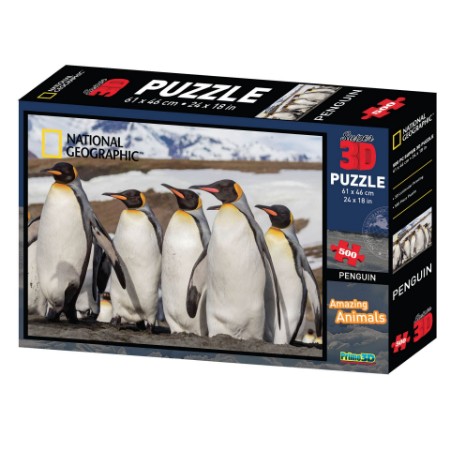 Immagine di National Geographic Puzzle 3D Penguins 500 Pz 