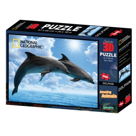 Immagine di National Geographic Puzzle 3D Dolphins 500 Pz 