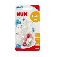 Immagine di 2 Succhietti Puffi in Silicone 0-6mesi 