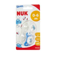 Immagine di 2 Succhietti Puffi in Silicone 0-6mesi 
