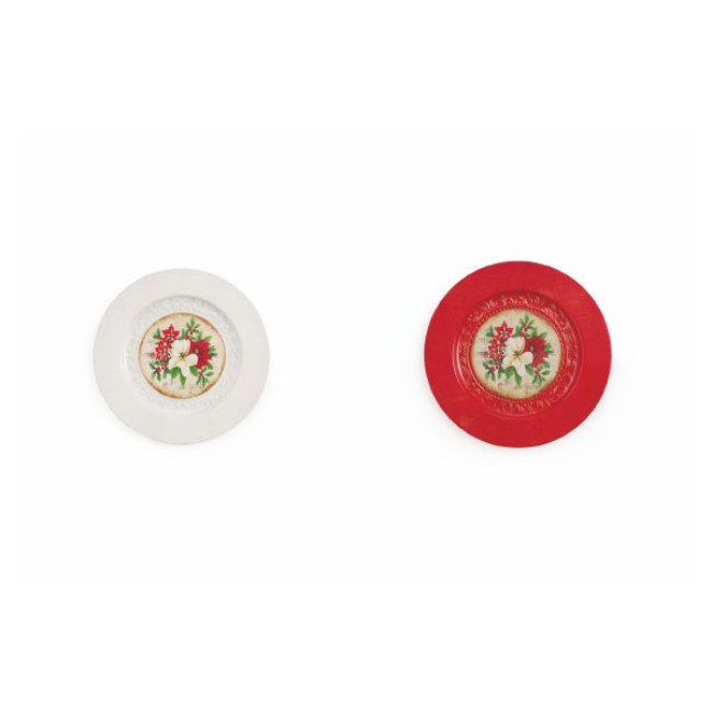 Immagine di Xmas Sottopiatto Tondo con Stella di Natale 33cm