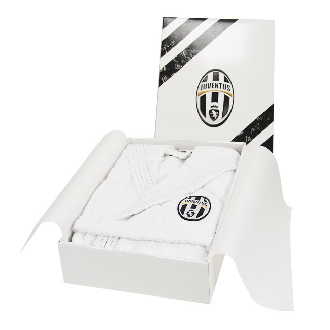 Accappatoio Ufficiale Juventus Adulto In Spugna - Taglia XXL, Lavabile A 30°C - Foto 9