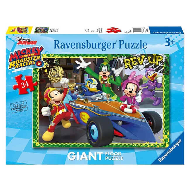 RoomMates Decalcomanie da parete, motivo: Topolino e i Roadsters Racers