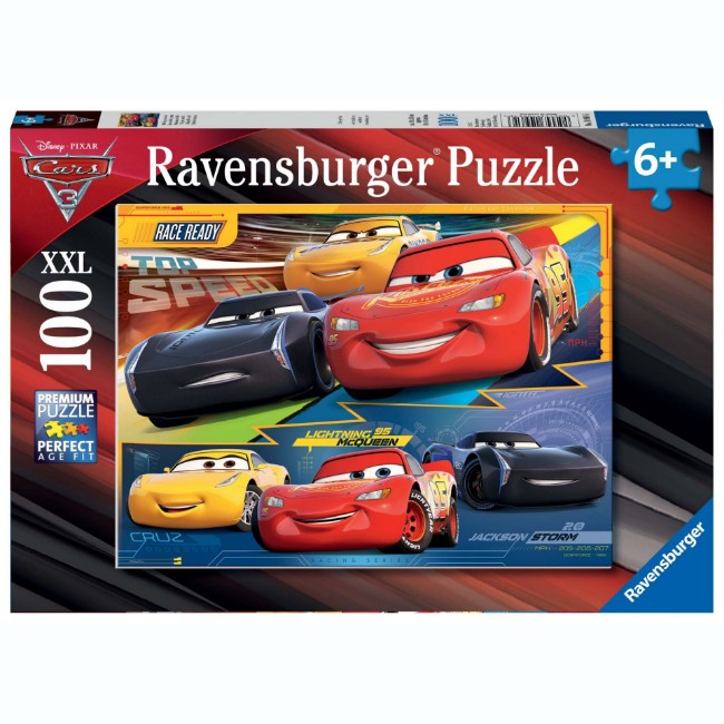 Immagine di Puzzle Cars 3, 100 pezzi XXL 